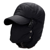 Winter Hat Bomber Hats For Men Women Thicken Balaclava Cotton Fur Winter Earflap Keep Warm Caps