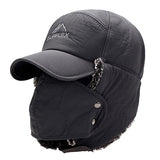 Winter Hat Bomber Hats For Men Women Thicken Balaclava Cotton Fur Winter Earflap Keep Warm Caps