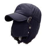 Winter Hat Bomber Hats For Men Women Thicken Balaclava Cotton Fur Winter Earflap Keep Warm Caps
